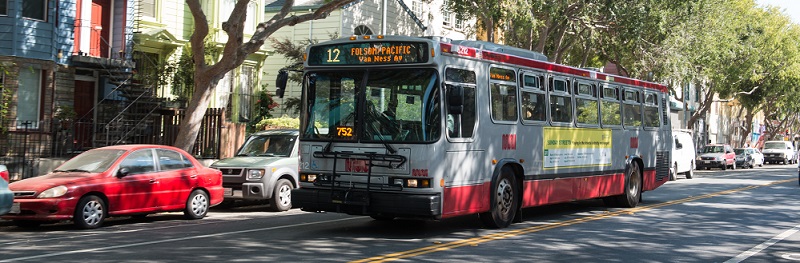 12 Folsom headed to Van Ness.